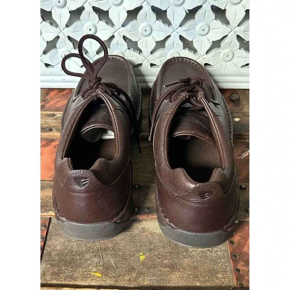 Red Wing 4041 Mens Brown Pebbled Leather‎ Moc Toe Oxford Shoes Size 12B